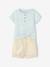 Ensemble T-shirt et short bébé bleu ciel 2 - vertbaudet enfant 