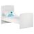 Lit évolutif - 140x70cm - Babyprice Basic - En bois blanc BLANC 2 - vertbaudet enfant 