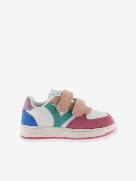 Baskets enfant Tiempo Tiras Serraje Multicolor 1124116 VICTORIA® bleu jean+fuchsia 7 - vertbaudet enfant 