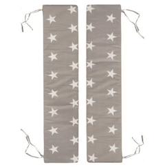 Chambre et rangement-ROBA Set coussin pour banquette "Little Stars" - Revêtu de PU - 89x18 cm