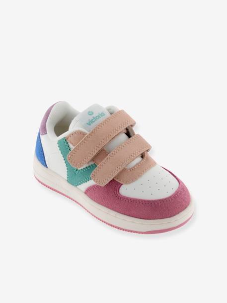 Baskets enfant Tiempo Tiras Serraje Multicolor 1124116 VICTORIA® bleu jean+fuchsia 6 - vertbaudet enfant 