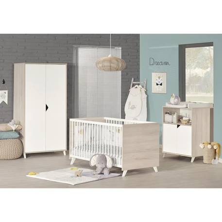 Lit bébé évolutif - 140x70cm - Babyprice Scandi naturel - En bois BEIGE 6 - vertbaudet enfant 