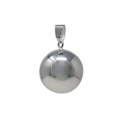 -Bille Lisse pour bola de grossesse - 22MM - - Plaquée Argent - Personnalisation bola cadeau naissance