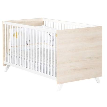 Lit bébé évolutif - 140x70cm - Babyprice Scandi naturel - En bois BEIGE 1 - vertbaudet enfant 