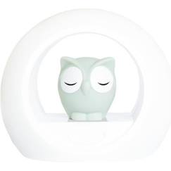 Linge de maison et décoration-Décoration-Luminaire-Veilleuse programmable - ZAZU - Lou Le Hibou - Capteur de son - Se rallume aux pleurs - Gris