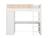 Lit mezzanine avec bureau et rangement DUNE - Blanc/Bois MULTICOLORE 5 - vertbaudet enfant 