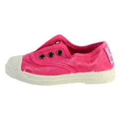 Chaussures-Chaussures fille 23-38-Baskets, tennis-Tennis Eco-Responsable Enfant Natural World Ingles - Fuchsia enz - A élastique - Textile