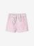 Short bébé avec sa ceinture fleurie lilas 2 - vertbaudet enfant 