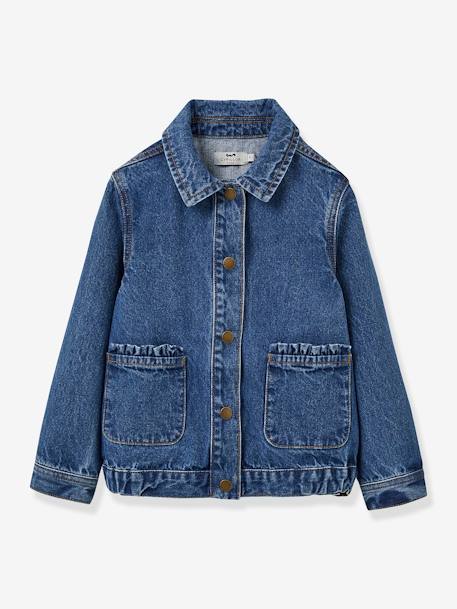 Veste denim fille CYRILLUS  - vertbaudet enfant