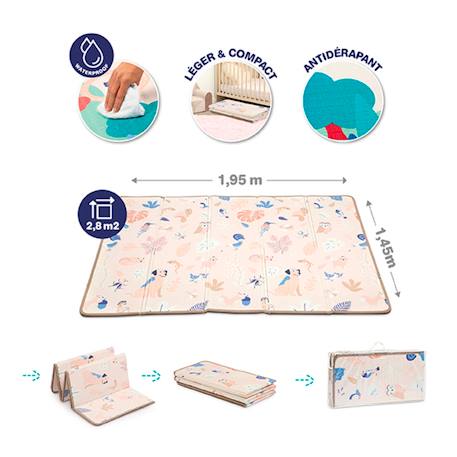 Grand tapis pliable réversible - LUDI beige 5 - vertbaudet enfant 