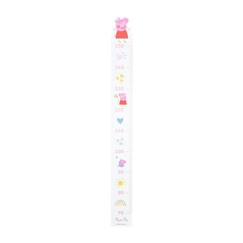 Linge de maison et décoration-Décoration-Cadre, affiche, pêle-mêle-ROBA Peppa Pig Toise en Bois - Échelle de 70 cm à 150 cm pour Enfants - Décoration de la Chambre Bébé - Motif Truie - Rose / Blanc