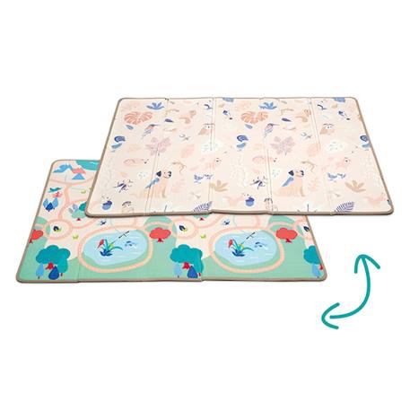 Grand tapis pliable réversible - LUDI beige 4 - vertbaudet enfant 