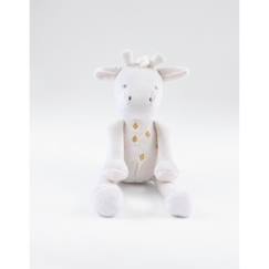 Jouet-Peluche small Gigi en Veloudoux® greige/ocre - blanc