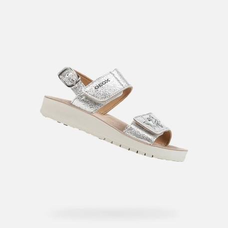 Geox Sandales J SANDAL COSTAREI GI GRIS 1 - vertbaudet enfant 