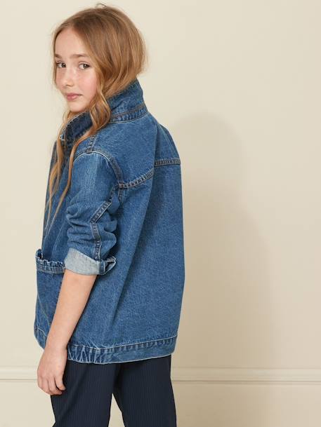 Veste denim fille CYRILLUS stone 5 - vertbaudet enfant 