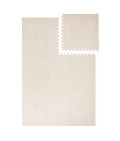 Jouet-Premier âge-Tapis d'éveil et portiques-Tapis de Jeu Prettier Puzzle Toddlekind Beige - Taille 120x180cm - Mousse Eco-Responsable EVA