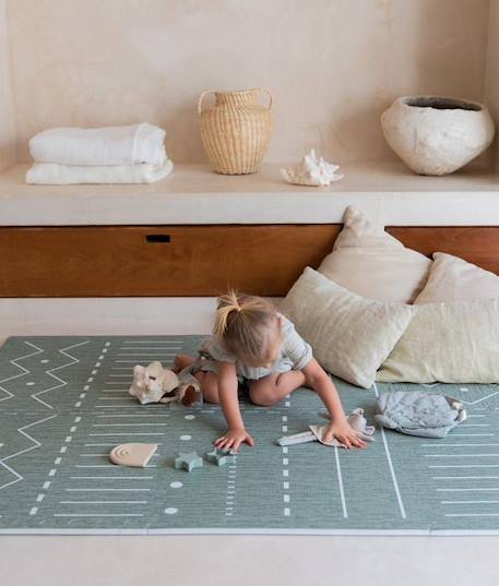 Tapis de Jeu Prettier Puzzle Toddlekind Vert - Taille 120x180cm - Mousse Eco-Responsable EVA VERT 1 - vertbaudet enfant 