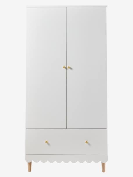 Armoire 2 portes LIGNE FESTON écru 3 - vertbaudet enfant 