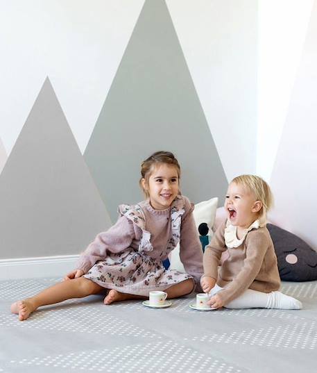 Tapis de Jeu Prettier Puzzle Toddlekind Gris - Taille 120x180cm - Mousse Eco-Responsable EVA GRIS 1 - vertbaudet enfant 