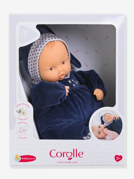 Doudou Babipouce Marine rêves d'étoiles - COROLLE marine 3 - vertbaudet enfant 