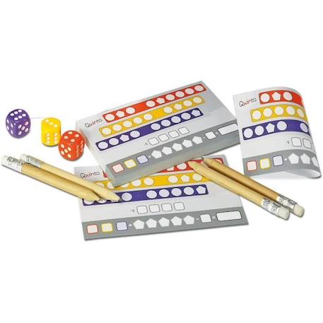 Jeu de plateau - GIGAMIC - Qwinto - 2 joueurs ou plus - A partir de 8 ans - 15 min MULTICOLORE 2 - vertbaudet enfant 