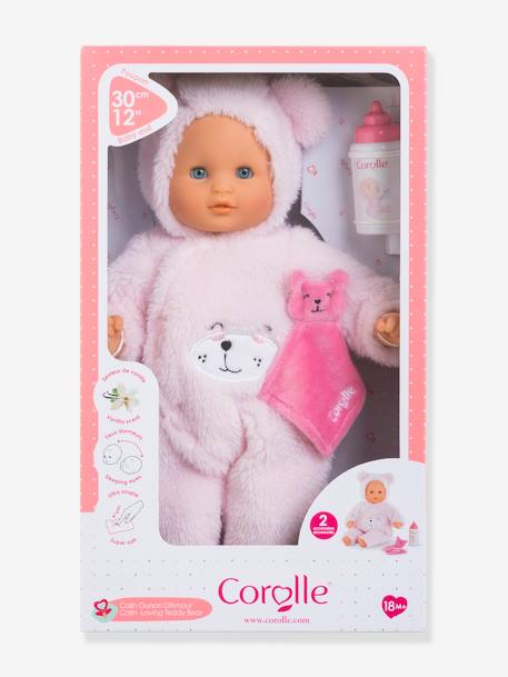 Poupon bébé câlin ourson d'amour - COROLLE rose 5 - vertbaudet enfant 