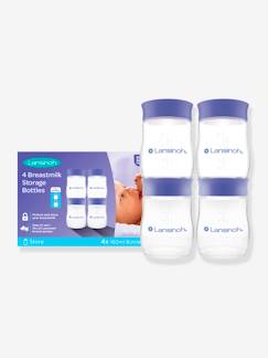 Lot de 4 pots de conservation LANSINOH 160 ml pour lait maternel  - vertbaudet enfant