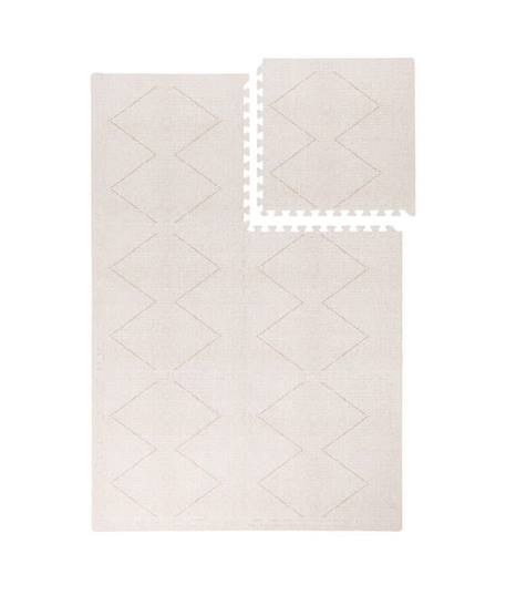 Tapis de Jeu Prettier Puzzle Toddlekind Beige - Taille 120x180cm - Mousse Eco-Responsable EVA BEIGE 1 - vertbaudet enfant 