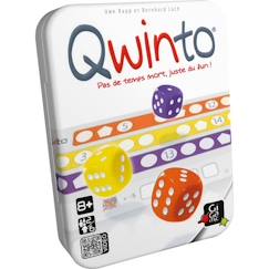 Jeu de plateau - GIGAMIC - Qwinto - 2 joueurs ou plus - A partir de 8 ans - 15 min  - vertbaudet enfant