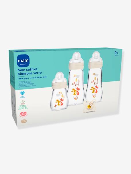 Coffret de biberons en verre MAM beige 3 - vertbaudet enfant 