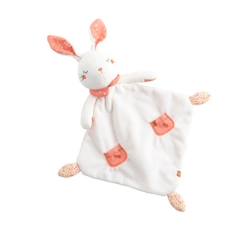 Jouet-Premier âge-Doudous et jouets en tissu-Doudou mouchoir en velours blanc