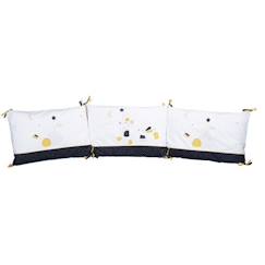 Tour de lit en coton blanc - SAUTHON - HELLO - Bébé - 120x60 ou 140x70  - vertbaudet enfant