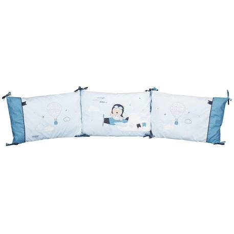 Tour de lit - SAUTHON - LAZARE - Bleu - Coton - 120x60 ou 140x70 BLEU 1 - vertbaudet enfant 