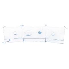 Tour de lit bébé Blue Baleine - SAUTHON - déhoussable - 3 coussins  - vertbaudet enfant