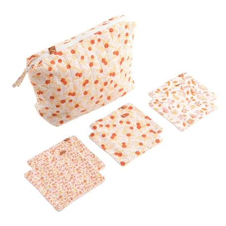 TROUSSE DE TOILETTE PLUS CARRE EPONGE BLANC 1 - vertbaudet enfant 