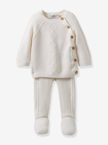 Ensemble bébé coton bio et laine CYRILLUS  - vertbaudet enfant