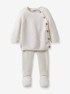 -Ensemble bébé coton bio et laine CYRILLUS