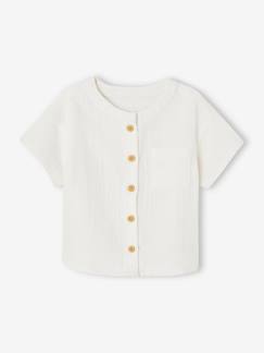 Chemise manches courtes bébé en gaze de coton  - vertbaudet enfant