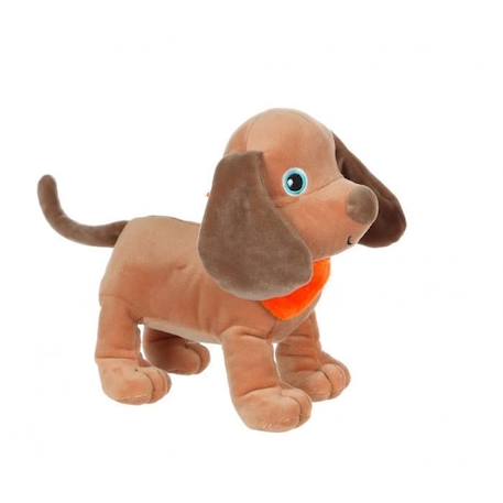 Gipsy Toys - Peluche Chiot - Marron MARRON 2 - vertbaudet enfant 