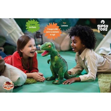 Gipsy Toys - Rexor T-Rex à fonction - 38 cm - Vert VERT 4 - vertbaudet enfant 