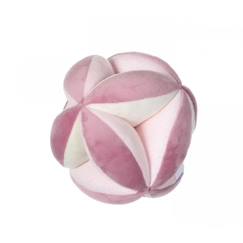 Gipsy Toys - Balle sensorielle en peluche - blanc et rose  - vertbaudet enfant