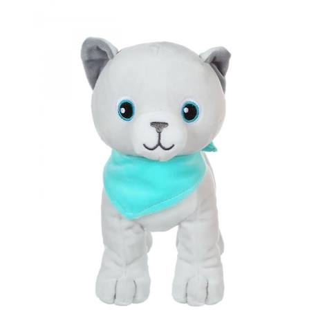 Gipsy Toys - Peluche Chaton doux- Gris GRIS 3 - vertbaudet enfant 