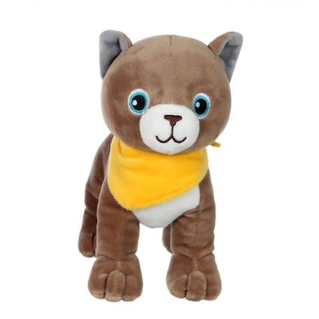 Gipsy Toys - Peluche Chaton - Marron MARRON 3 - vertbaudet enfant 