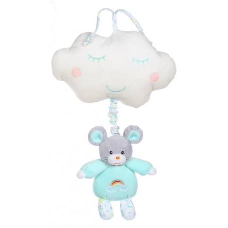 Gipsy Toys - boite a musique en peluche - nuage VERT 1 - vertbaudet enfant 