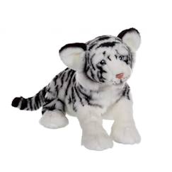 Jouet-Premier âge-Peluche - GIPSY TOYS - Fauve allongé Tigre - Blanc - 30 cm