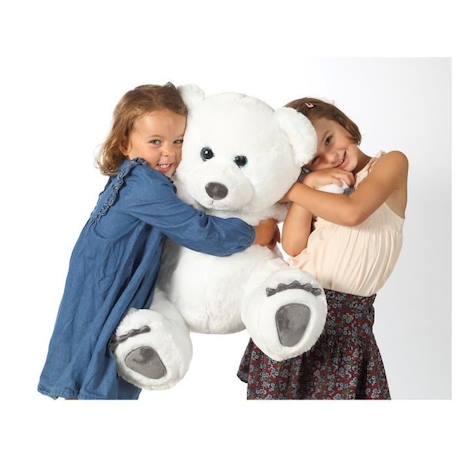 Peluche Ours Polaire - GIPSY TOYS - 80 cm - Blanc BLANC 3 - vertbaudet enfant 