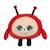 Peluche géante - GIPSY TOYS - Squishimals Coccinelle Dotty - Rouge - L45 x l60 x H48 ROUGE 1 - vertbaudet enfant 