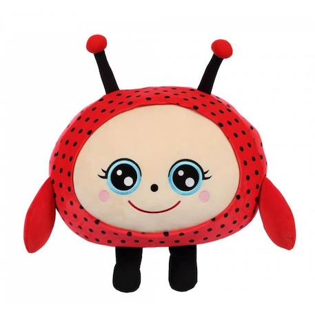 Peluche géante - GIPSY TOYS - Squishimals Coccinelle Dotty - Rouge - L45 x l60 x H48 ROUGE 1 - vertbaudet enfant 