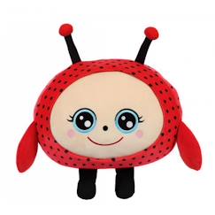 Peluche géante - GIPSY TOYS - Squishimals Coccinelle Dotty - Rouge - L45 x l60 x H48  - vertbaudet enfant