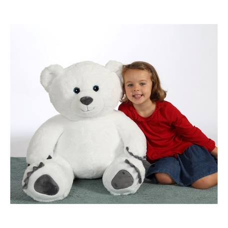 Peluche Ours Polaire - GIPSY TOYS - 80 cm - Blanc BLANC 2 - vertbaudet enfant 